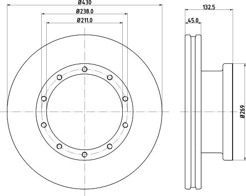 DON CVD552 - Disc frana aaoparts.ro