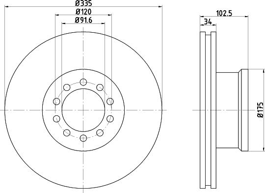 DON CVD557 - Disc frana aaoparts.ro