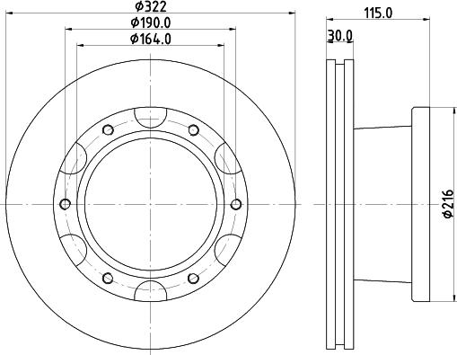 Comline ADC9141V - Disc frana aaoparts.ro