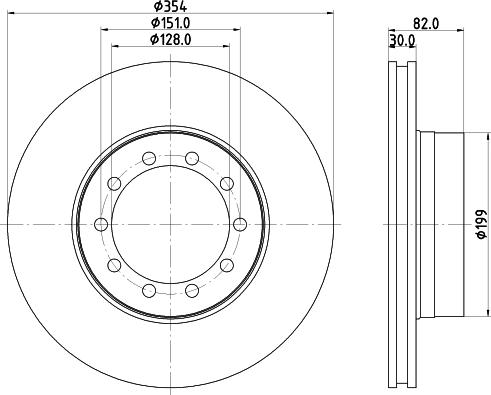 DON CVD509 - Disc frana aaoparts.ro