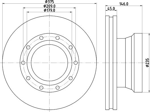 DON CVD589 - Disc frana aaoparts.ro