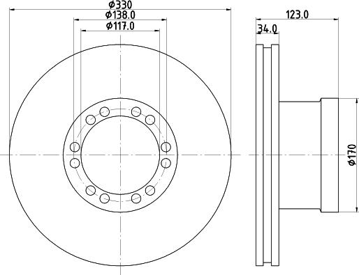 DON CVD581 - Disc frana aaoparts.ro