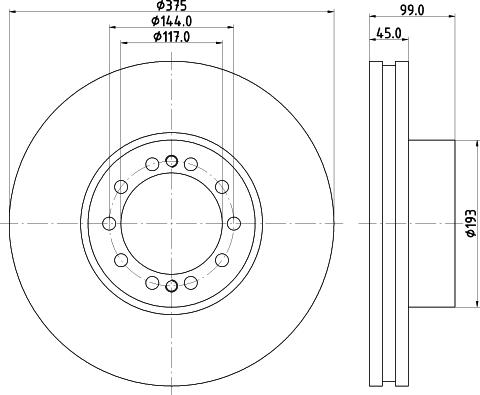 DON CVD588 - Disc frana aaoparts.ro
