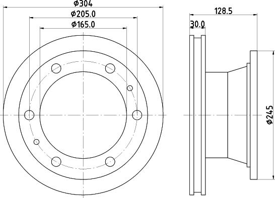 DON CVD532 - Disc frana aaoparts.ro