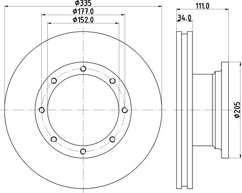 DON CVD574 - Disc frana aaoparts.ro