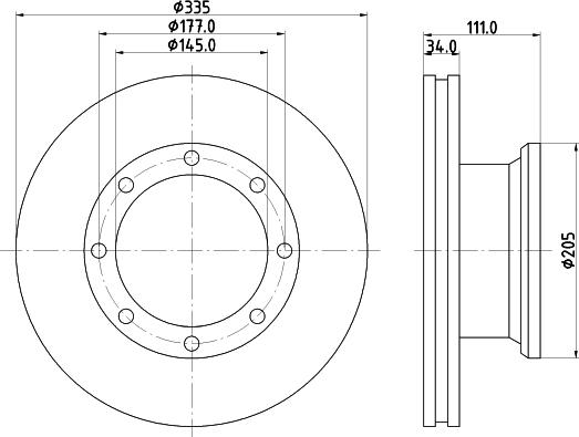 DON CVD573 - Disc frana aaoparts.ro