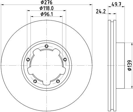 Jurid 569273J - Disc frana aaoparts.ro