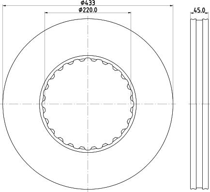 DON CVD646 - Disc frana aaoparts.ro