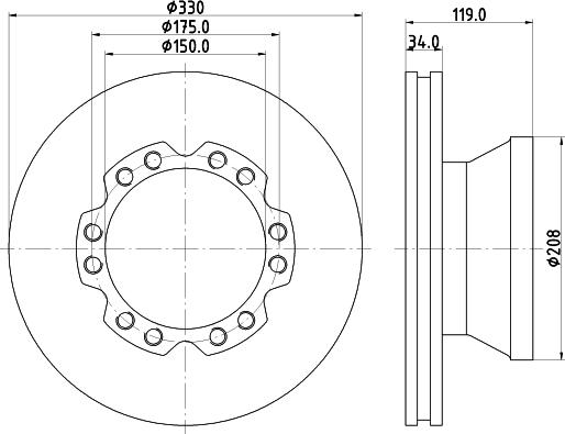 DON CVD659 - Disc frana aaoparts.ro