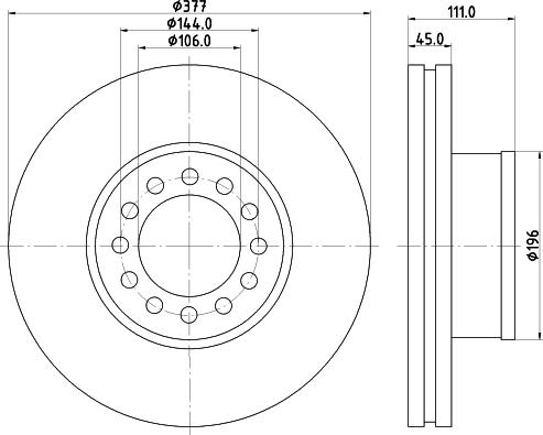 Febi Bilstein 101728 - Disc frana aaoparts.ro