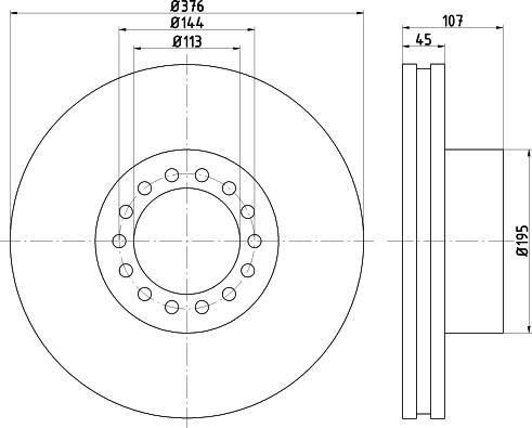 Jurid 569265J - Disc frana aaoparts.ro