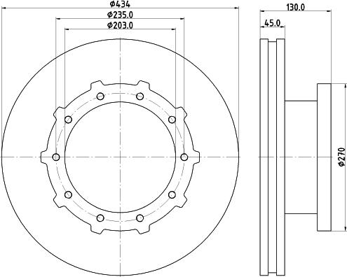 DON CVD667 - Disc frana aaoparts.ro
