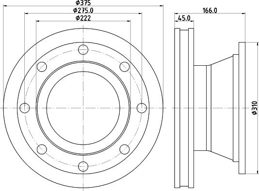 Febi Bilstein 29172 - Disc frana aaoparts.ro