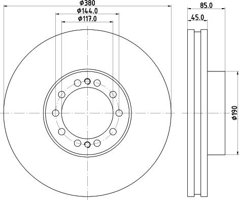 DON CVD600 - Disc frana aaoparts.ro