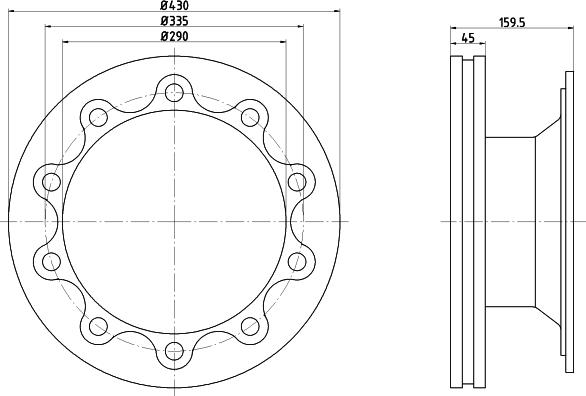 Jurid 569123J - Disc frana aaoparts.ro