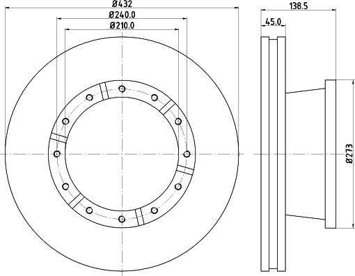 DON CVD622 - Disc frana aaoparts.ro