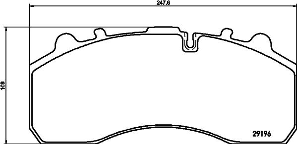 DON CVP083K - Set placute frana,frana disc aaoparts.ro