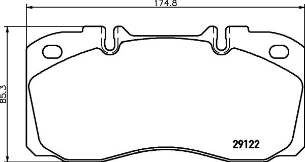 DON CVP025 - Set placute frana,frana disc aaoparts.ro