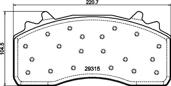 DON CVP131K - Set placute frana,frana disc aaoparts.ro