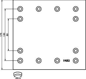 DON DF46471S7100 - Set garnituri de frictiune, frana tambur aaoparts.ro