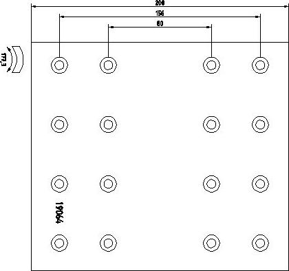 DON DF48491S7100 - Set garnituri de frictiune, frana tambur aaoparts.ro