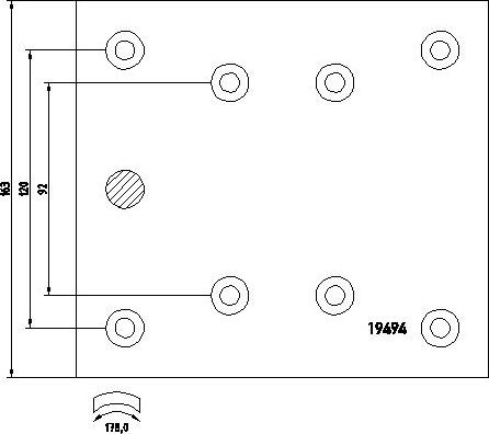 DON MP312B7115 - Set garnituri de frictiune, frana tambur aaoparts.ro