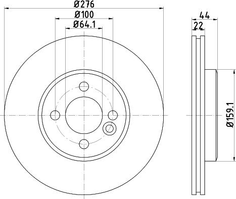 DON PCD14672 - Disc frana aaoparts.ro