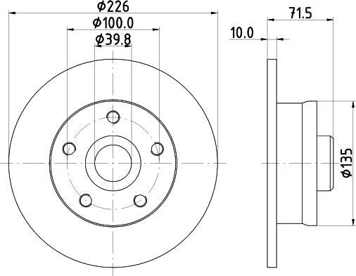 DON PCD15021 - Disc frana aaoparts.ro