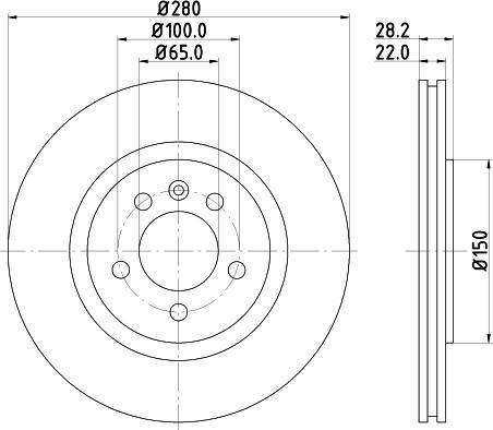 DON PCD15152 - Disc frana aaoparts.ro