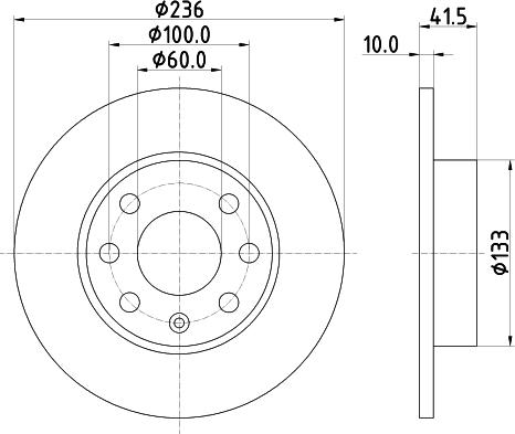 DON PCD15342 - Disc frana aaoparts.ro