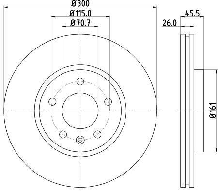 DON PCD10912 - Disc frana aaoparts.ro