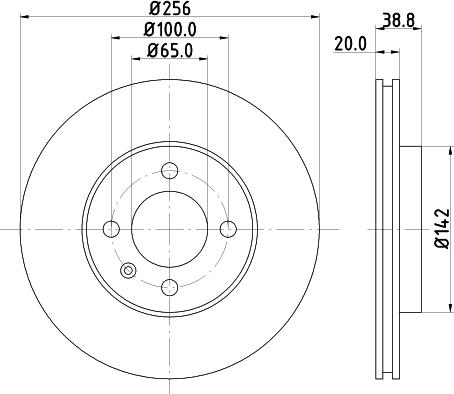 DON PCD10592 - Disc frana aaoparts.ro