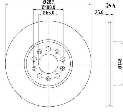DON PCD10532 - Disc frana aaoparts.ro