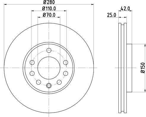 DON PCD10152 - Disc frana aaoparts.ro