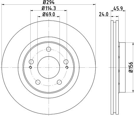 DON PCD10792 - Disc frana aaoparts.ro
