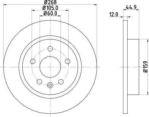 DON PCD11602 - Disc frana aaoparts.ro