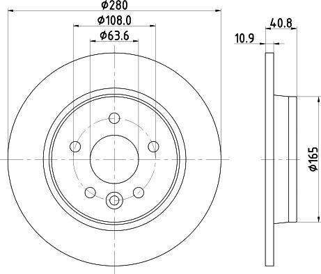 DON PCD11632 - Disc frana aaoparts.ro