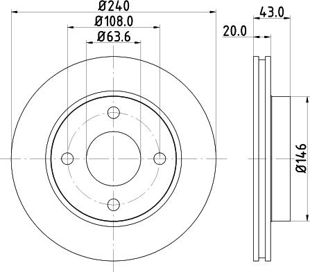 DON PCD11872 - Disc frana aaoparts.ro