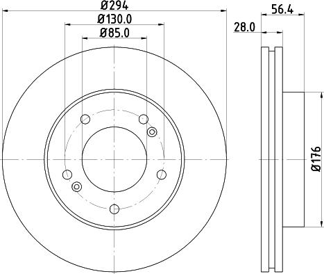 DON PCD13002 - Disc frana aaoparts.ro