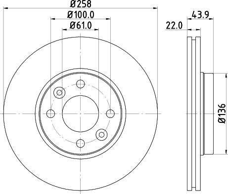 DON PCD12242 - Disc frana aaoparts.ro
