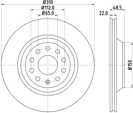 DON PCD12272 - Disc frana aaoparts.ro