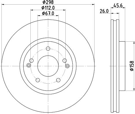 DON PCD20522 - Disc frana aaoparts.ro