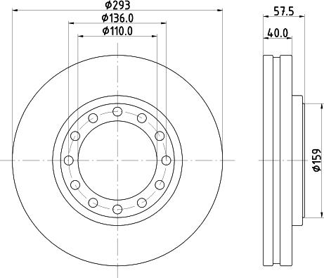DON PCD21911 - Disc frana aaoparts.ro