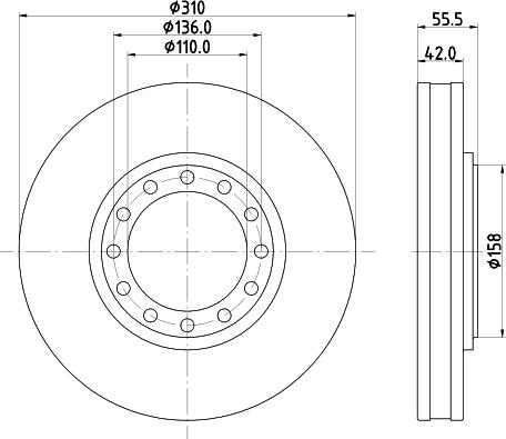 DON PCD21921 - Disc frana aaoparts.ro