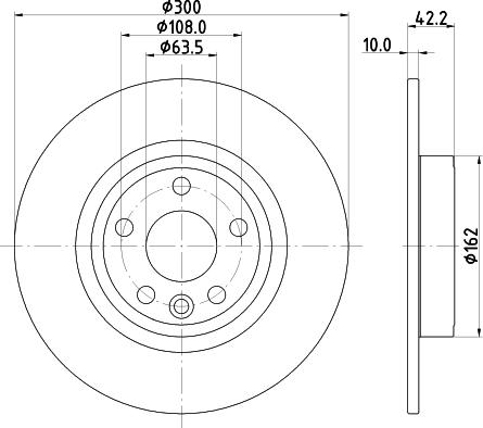 DON PCD23562 - Disc frana aaoparts.ro