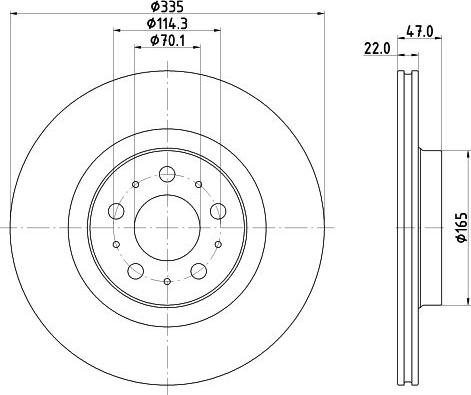 DON PCD23642 - Disc frana aaoparts.ro