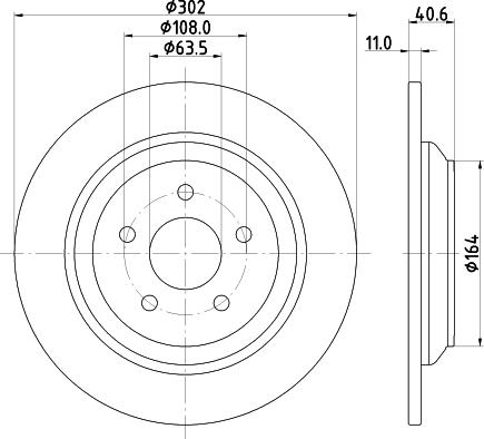 DON PCD22902 - Disc frana aaoparts.ro