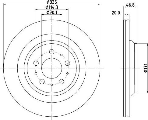 DON PCD22642 - Disc frana aaoparts.ro