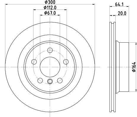 DON PCD22042 - Disc frana aaoparts.ro