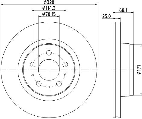 DON PCD22131 - Disc frana aaoparts.ro